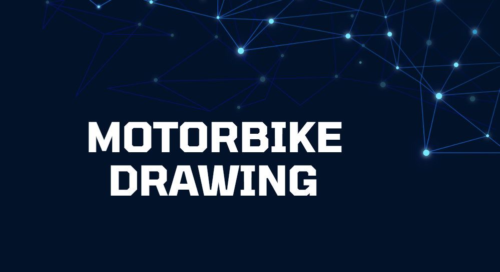 motorbike drawing