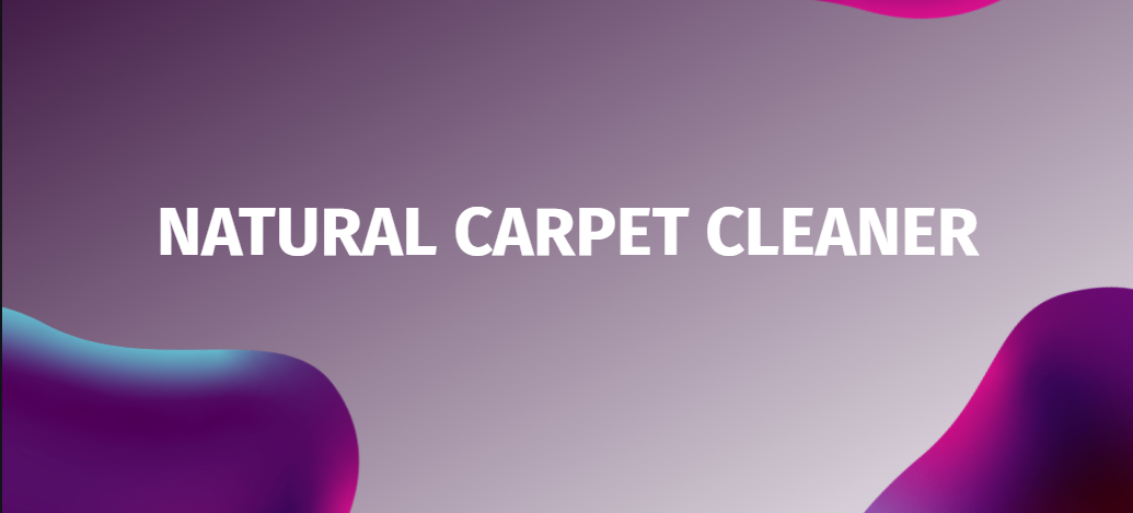 natural carpet clener