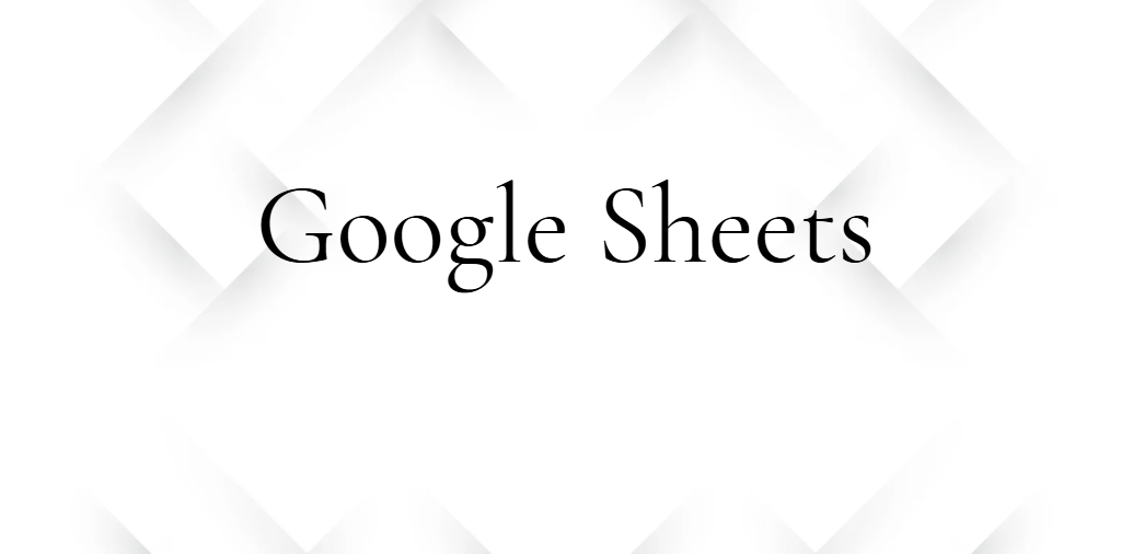 google sheets