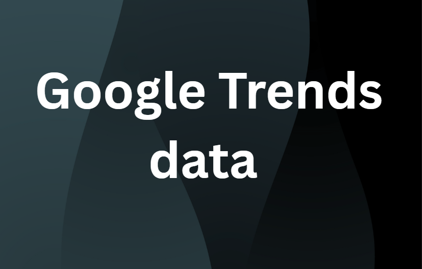 google trends data