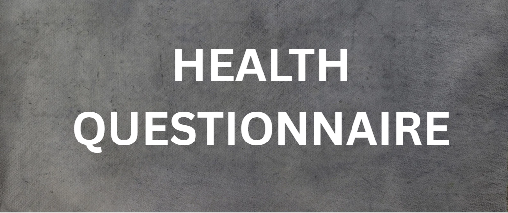 health questionnaire